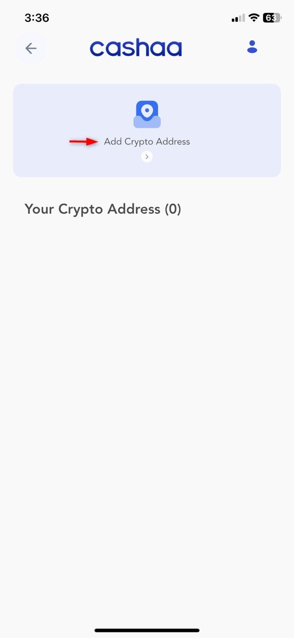 Screenshot for step 3: How To Add a Recipient To Send Cryptocurrency
