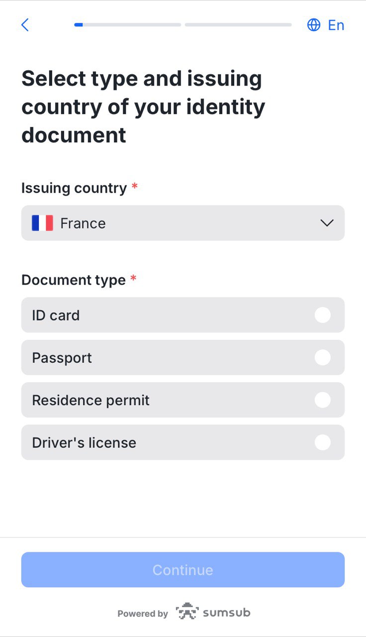 Screenshot for step 7: How to Complete your KYC Verification on Cashaa