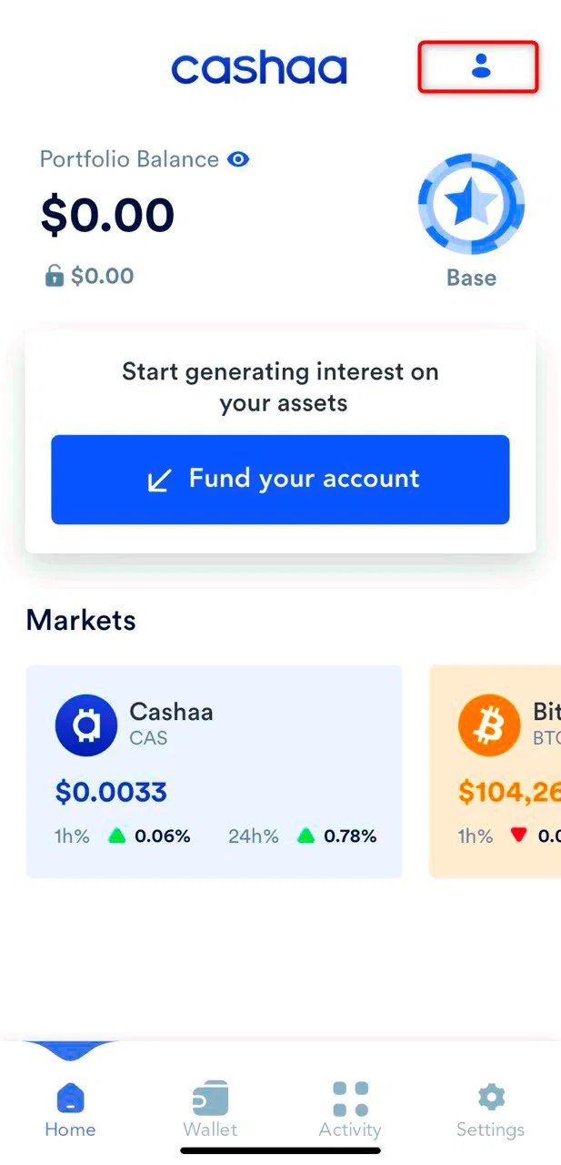 Screenshot for step 1: How to Join Cashaa’s Referral Program?